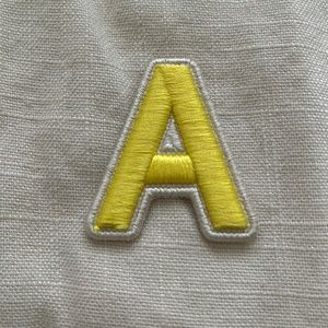 Stoney Clover Lane - Lemon Rolled Letter Patch - A